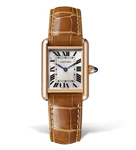 orologio tank cartier cinturino pelle|orologi tank anglaise.